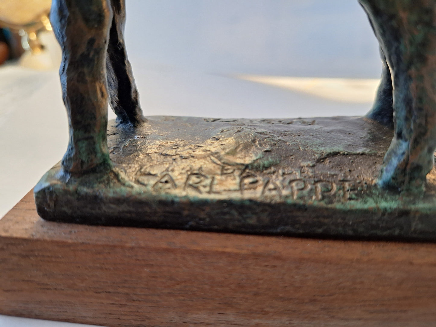 Rare Mid-Century "Rosita" by Carl Pappe - Taxco - brass baby donkey