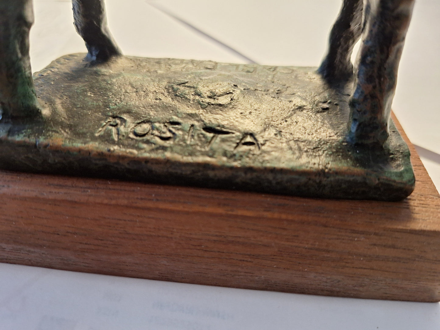 Rare Mid-Century "Rosita" by Carl Pappe - Taxco - brass baby donkey